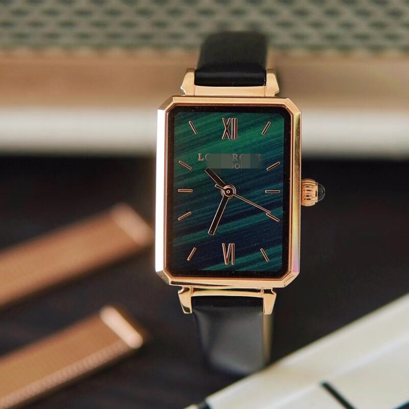 Lola Lola rose small green watch quartz temperament ladies light luxury watch a generation of cross-border waterproof belt Lola Lola rose small green watch quartz temperament ladies light luxury watch a generation of cross-border waterproof belt