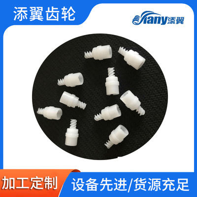 Plastic Non-standard Worm rotate noise Transmission Smooth Plastic Worm Size Modulus Worm