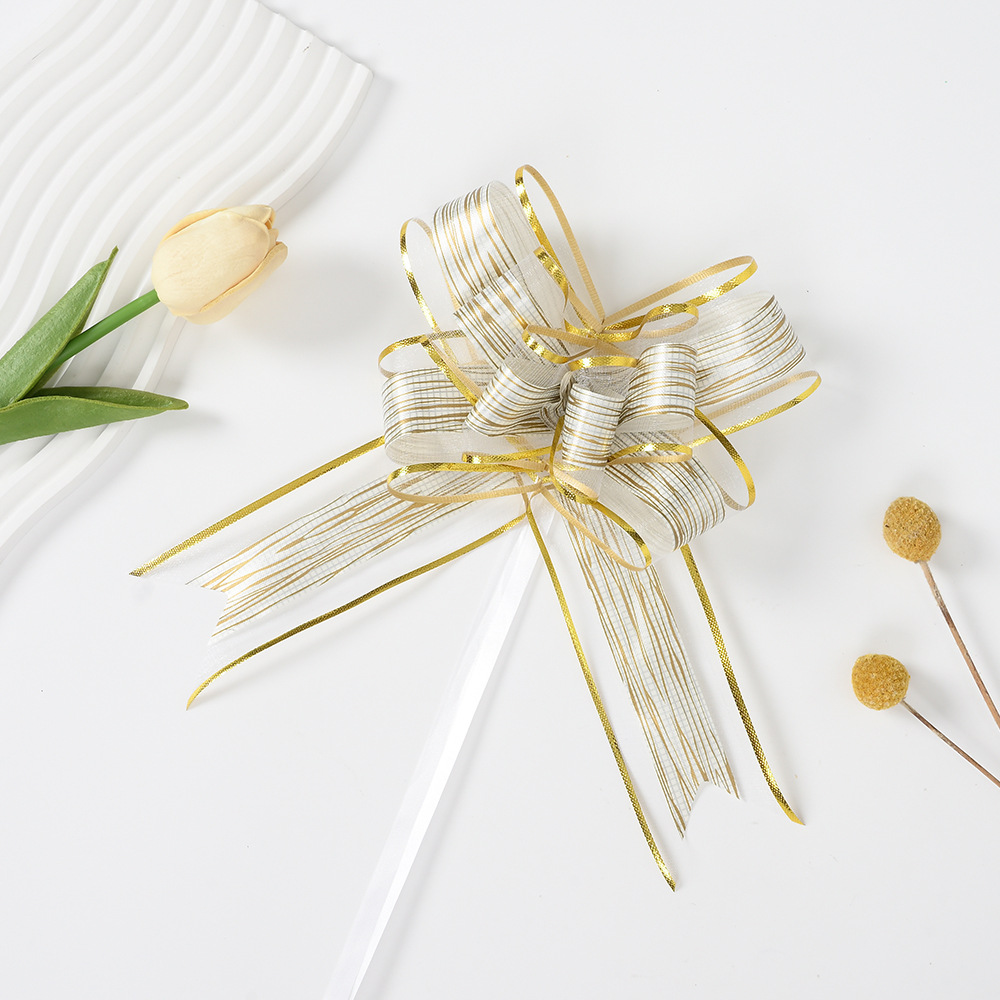 Cross-border 50 gran corteza de árbol de Phnom Penh nieve arco de flores de mano regalo de Navidad canasta de flores de embalaje de flores