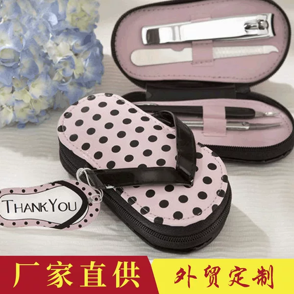 Directly from the Manufacturer, Promotional Beauty Manicure Set, Pink Stainless Steel Grooming Set, Advertising Gift Box Set of Nails