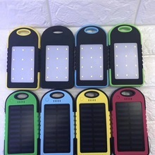 跨境太阳能充电宝20000毫安大容量防水户外指南针移动电源批发
