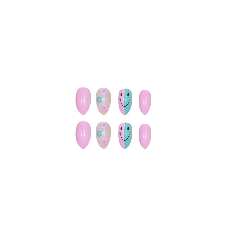 Ballet armour long wear armour wholesale blue powder smiley face Plaid color jump foreign trade cross-border armour press nail