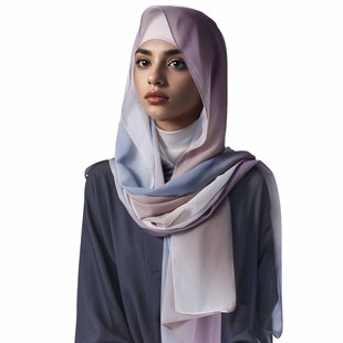 Cross-border New Breathable Thin Pearl Chiffon Printed Scarf Small Floral Letter Sunscreen Scarf Shawl