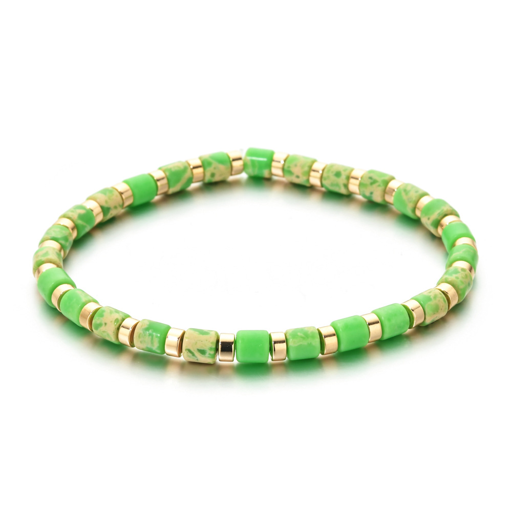 10g Weight Bracelets Classification Natural Stone Chain Material Beaded Chain Chain Type 1 Piece Quantity Daily Occasion natural stone, Agate Material Geometric Pattern All Seasons Season Women's Gender Ethnic Style Style Ethnic Style Geometric Natural Stone Agate Beaded Chain Bracelets In Bulk 11