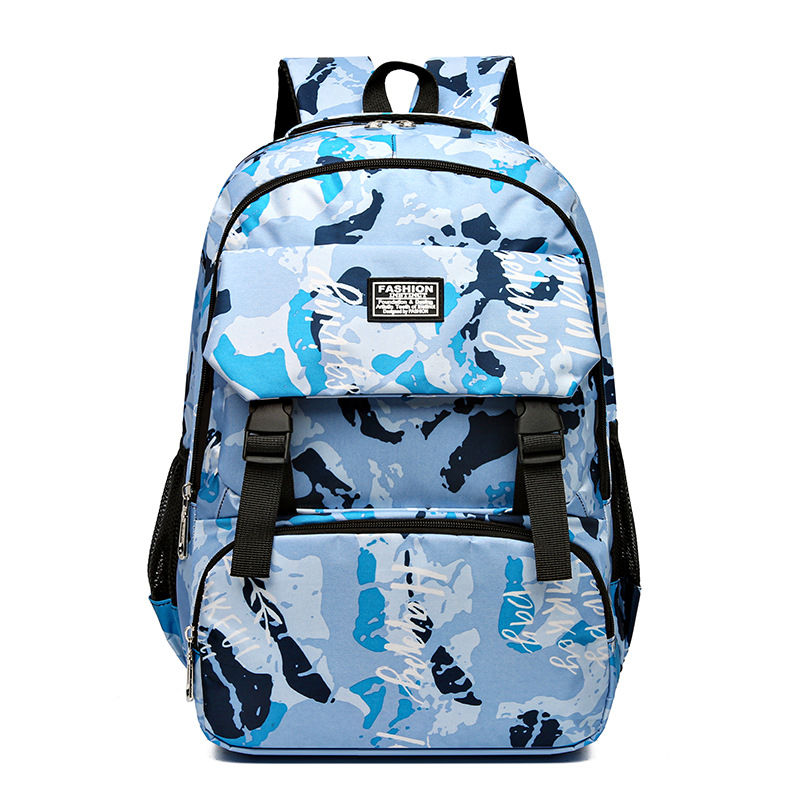 Nueva mochila multifuncional casual, bolso de computadora de gran capacidad para hombres, camuflaje de viaje, mochila para estudiantes liviana