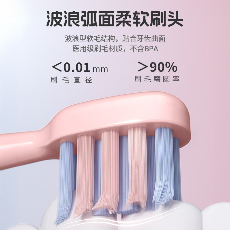 M1三丽鸥电动牙刷5档调节圆头充电款家用成人牙刷旋转防水长续航|undefined