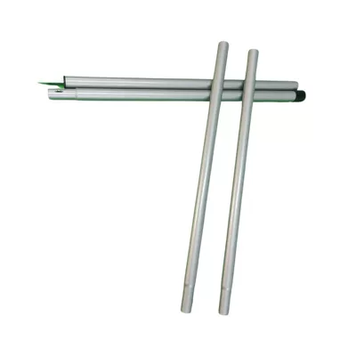 Outdoor Camping Canopy Pole Iron Pipe 25mm*0.8* 2.4m Thick Tent Accessories Canopy Support Pole Circlip Connection