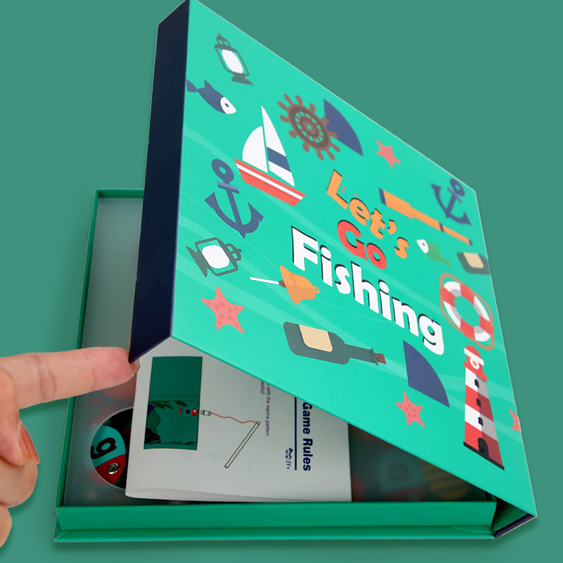 Juego de palabras de pesca magnética para niños kindergarten bebé educación temprana inteligencia cognitiva-beneficiando juguetes multifuncionales para padres e hijos