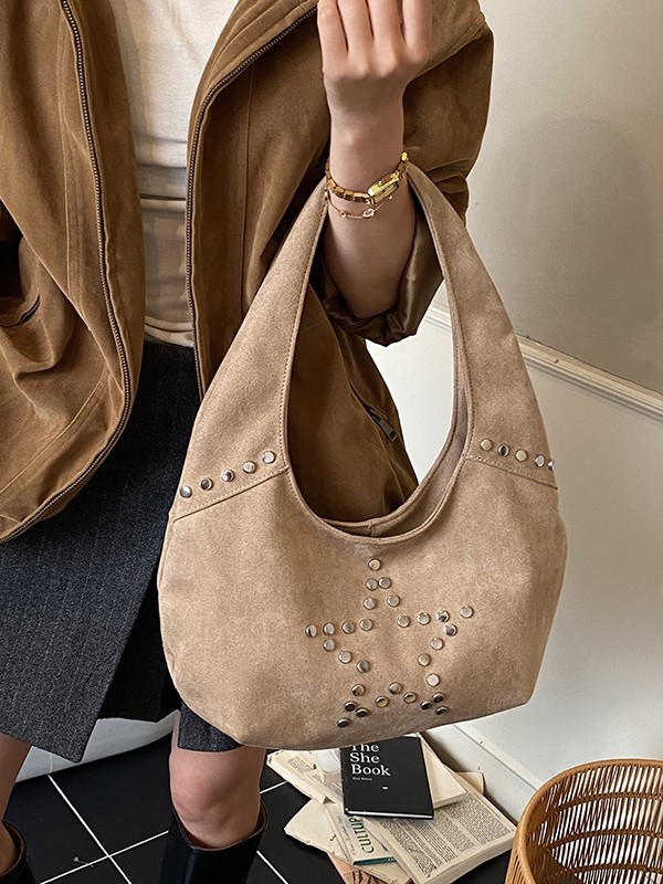 Bolsa para mujeres 2025 nueva textura transfronteriza alta retro bolsa de hombro de gran capacidad de ocio viaje bolsas de bolsas de bolsas