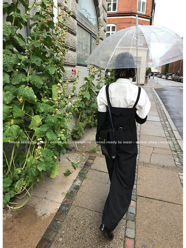 MONA 高级感设计时尚宽松遮肉显瘦 连衣裙衬衫女小个子 夏秋新款|undefined