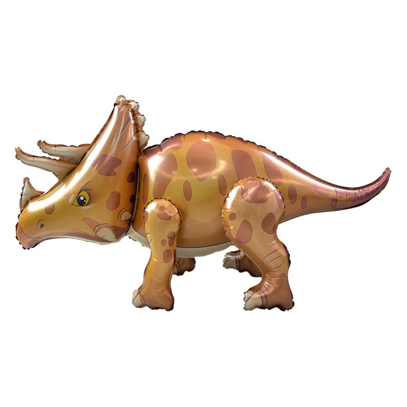 Globo de película de aluminio animal 4D con ruedas, elefante tridimensional grande, rodillo creativo, puesto de juguetes, decoración de fiesta