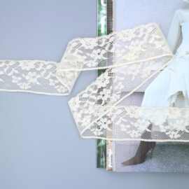 仿法蕾新品 棉线蕾丝花边双边裙边装饰衣服diy辅料宽5CM
