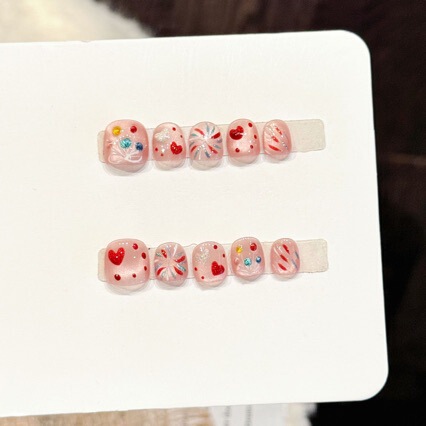Children's Nail Art Stickers for Ages 3-10, Hand-Painted Cartoon, Safe and Non-Toxic, Cute and Fun, Short Style, Easy to Apply, Kids-Friendly Design Children's Nail Art Stickers for Ages 3-10, Hand-Painted Cartoon, Safe and Non-Toxic, Cute and Fun, Short Style, Easy to Apply, Kids-Friendly Design