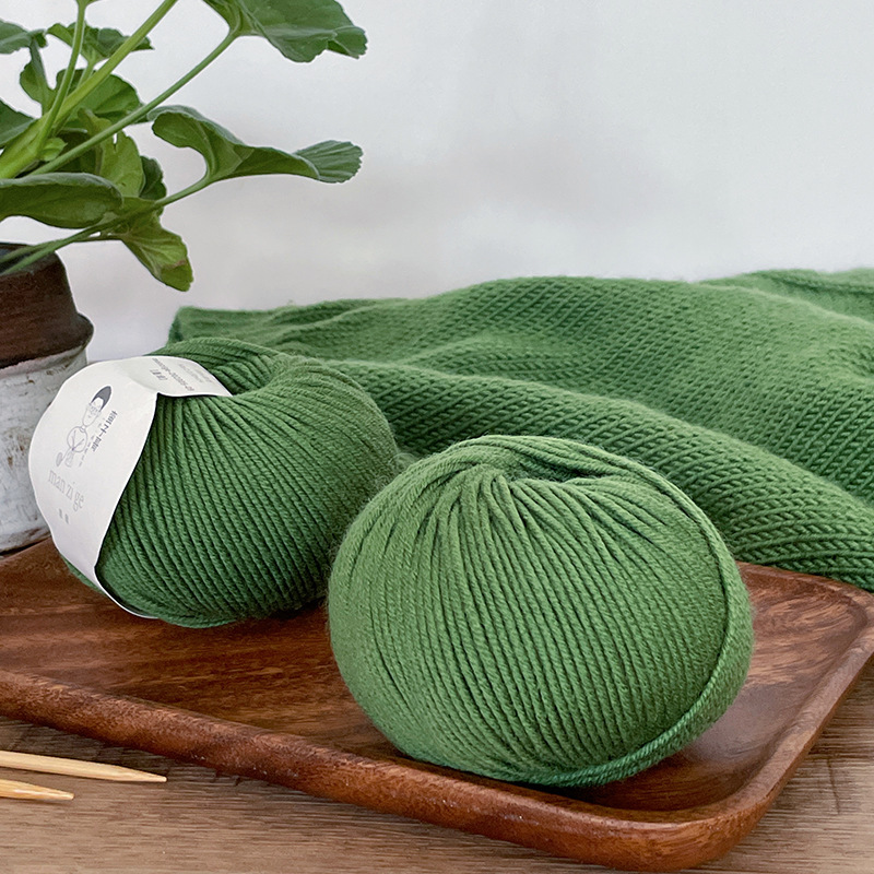 Manzi brother wool thread 100% wool wool wool Australian meinuo medium thick scarf thread hand-woven stick needle diy