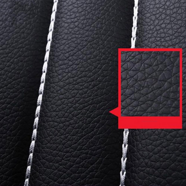Black Pu Leather Export Universal Car Seat Cover Dustproof Cross-Border 4/9 Piece Set Complete Set Amazon Factory Direct Sale