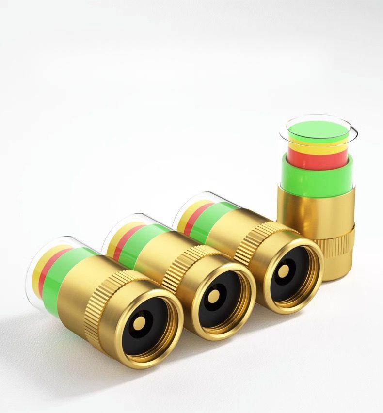 2026 New Model Car Tire Valve Cap Tire Pressure Monitoring Cap Air Pressure Detection Warning Alarm for Sedans, Anti-Explosion
