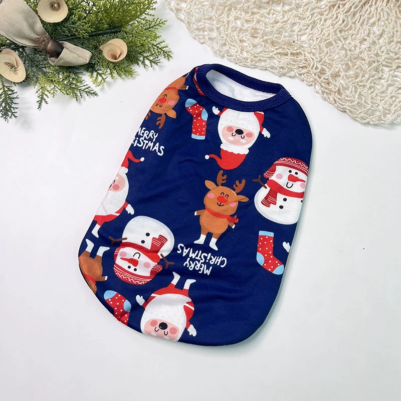 Маленькая собака среднего размера рождественские товары для домашних животных одежда Тедди кошка хлопчатобумажная одежда смешные осенние и зимние старики лоси