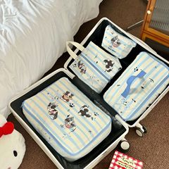 かわいい音楽の辺牧旅行の収納袋の衣類は袋のスーツケースの服を分けて袋の旅行の4つのセットを分けます。