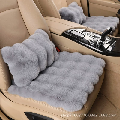 Wool pad — Seat Pad Wholesale Thickened Chair Pad - bubble-velvet-single-pad-bubble-velvet-grey
