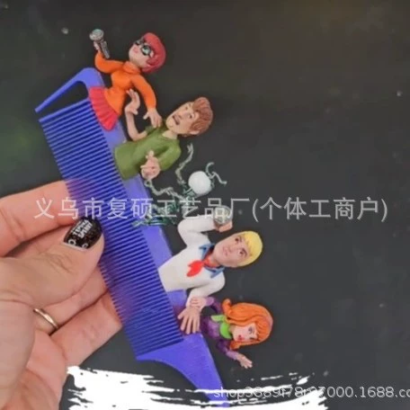 Трансграничный новый продукт Scooby Doo Фигурки Sphoby Action Doll Орнамент Кремовый клей