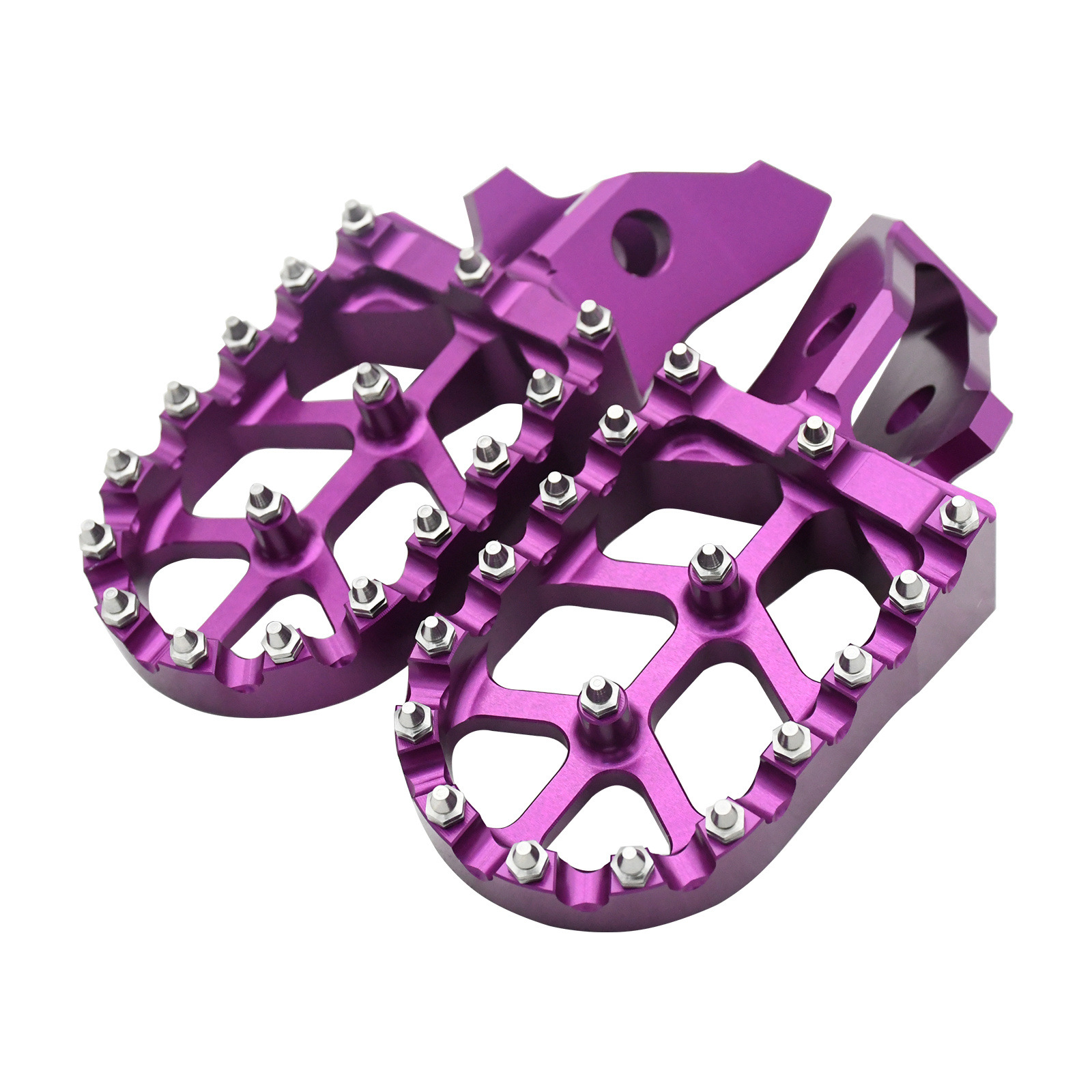 Special modified anti-slip footrests for QiuLongJiFeng electric off-road vehicles, made of aluminum alloy and enlarged for better stability