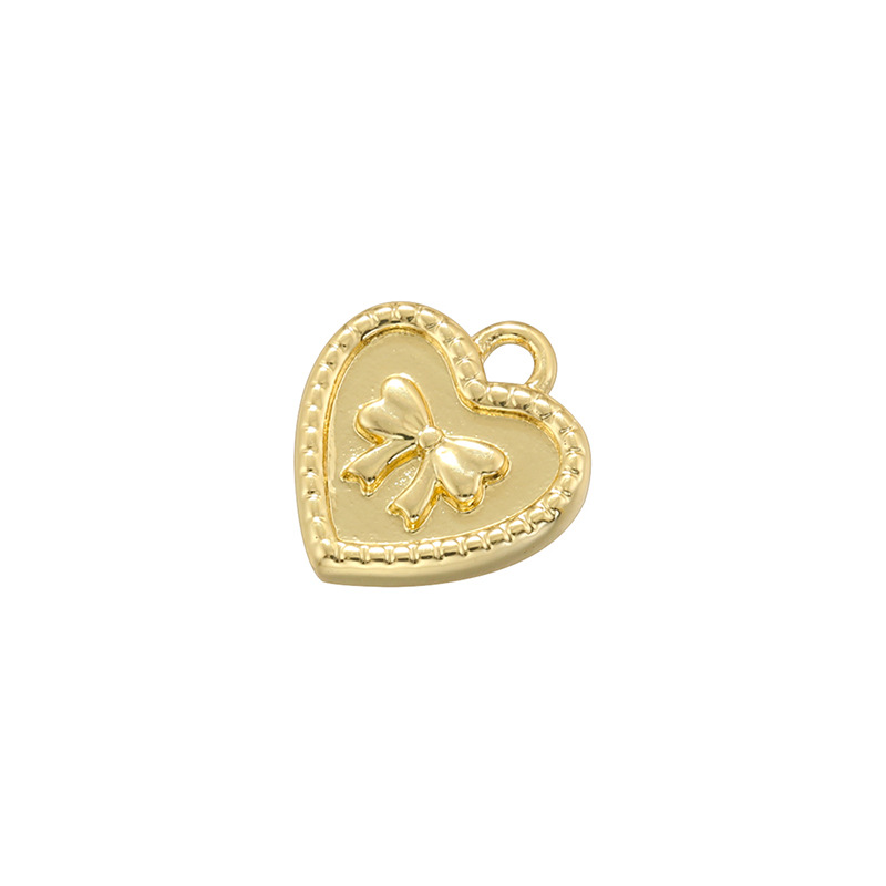 2g Weight 0.03µm Gold Plating Thickness Electroplating Gold Plating Process Pendant Jewelry Making Type 18K Real Gold Plated Plating Material Zircon Inlay Material Copper Chain Material 1 Piece Quantity Daily Occasion Copper Material Heart Shape, Badminton Racket, Bow Knot Pattern All Seasons Season Unisex Gender Vintage Style, Classic Style Style Plating Craft 1 Piece Copper Heart Shape Badminton Racket Bow Knot Pendant 5