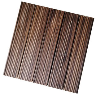 Anticorrosive Wood Balcony Self-Laying Outdoor Flooring Outdoor Terrace Courtyard B&B Old Solid Wood Flooring Defective Carbonized Wood