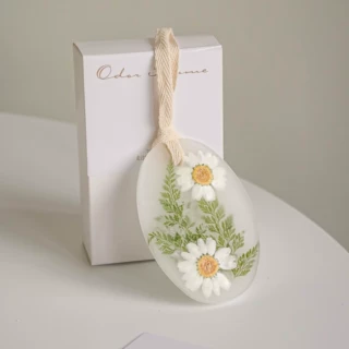 永生花干花押花压花小雏菊香薰蜡片衣柜香薰蜡牌生日结婚伴手礼物