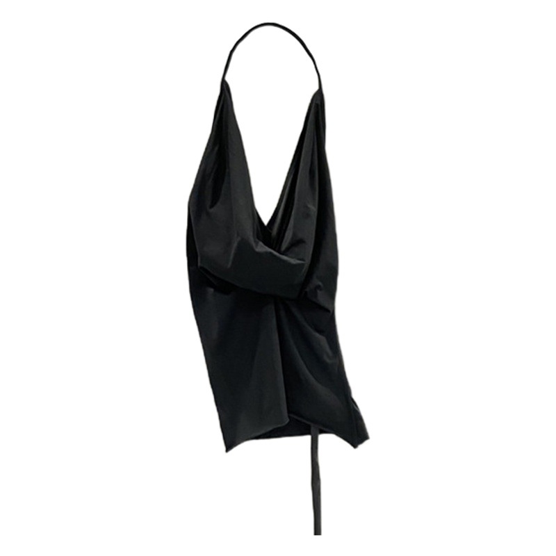 SUBHUMAN mujer elegante sin espalda estiramiento de un solo hombro de color sólido Sling slim fit camisola sexy de las mujeres image 1