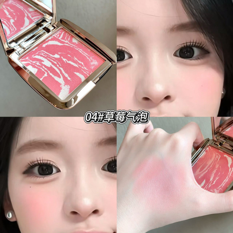Kakashow glamour fantasy blush, polvo delicado, tierno, polvo, color duradero, blush