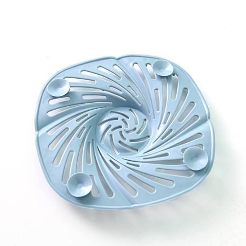 Kitchen Water Filter Sink Drain Hair Strainer Bathroom Silicone Hair Blockage Prevention Suction Cup Drain Cover 