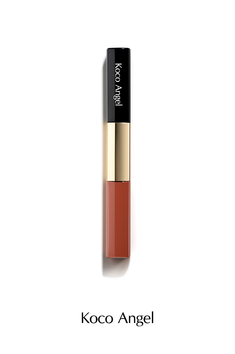 Koco Angel Dual-head color-holding Lip Gloss matte Lipstick Lip Gloss Lip Gloss Lip Gloss Lip Gloss does not stick to cups, genuine makeup product undefined