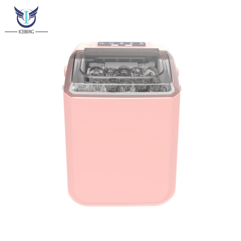 Convenient Mini Self-Cleaning Ice Machine Desktop Small Ice Machine Office Camping Car Cube Ice Automatic Ice Making Box