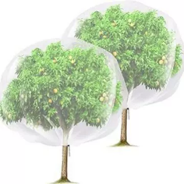 防虫拉绳大棚防鸟防虫网植物哈果树花园罩罩供应罩拉链跨境