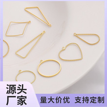 14K���𼸺ο�diy���Ҽ���׹�����������������ֹ�������Ʒ���
