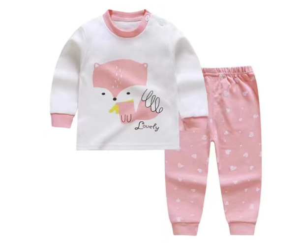 2023 nueva ropa para niños traje de ropa interior para niños coreanos ropa de otoño para niños pequeños y medianos pantalones largos pijamas para bebés ropa para el hogar