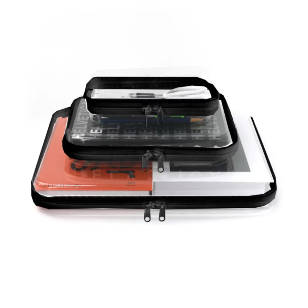 2024亚马逊PET旅行收纳包套装洗漱化妆品分装拉链收纳袋衣服鞋子