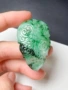 天然带色玉石树叶翡翠