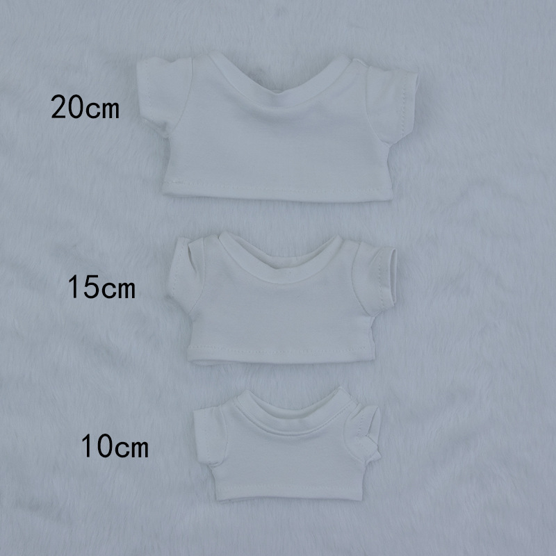 labubu17cm拉布布衣服10cm20cm娃衣t恤玩偶公仔棉花娃娃打底衫|undefined