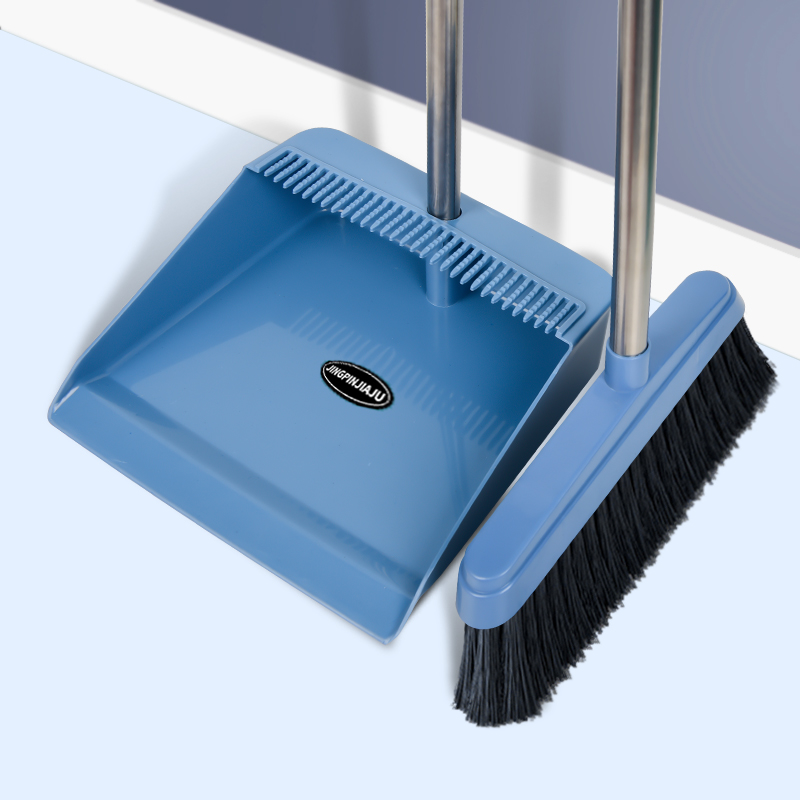 [표준모델] 4열 빗자루털 - 작은 쓰레받기 - 베를린 블루(2개 세트) -✦