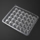 Manufacturer Wholesale 30 Grids Gas Sensitive Blister Inner Tray Pet Transparent Blister Inner Tray Anti-Static Thickeneded Plastic Packaging