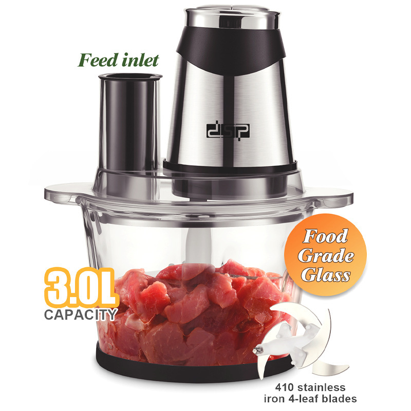 DSP / moldeador de carne de Dan Song multifuncional 3L gran capacidad de ajo puré doméstico batedor pulverizador de alimentos suplementarios máquina de cocina KM4110