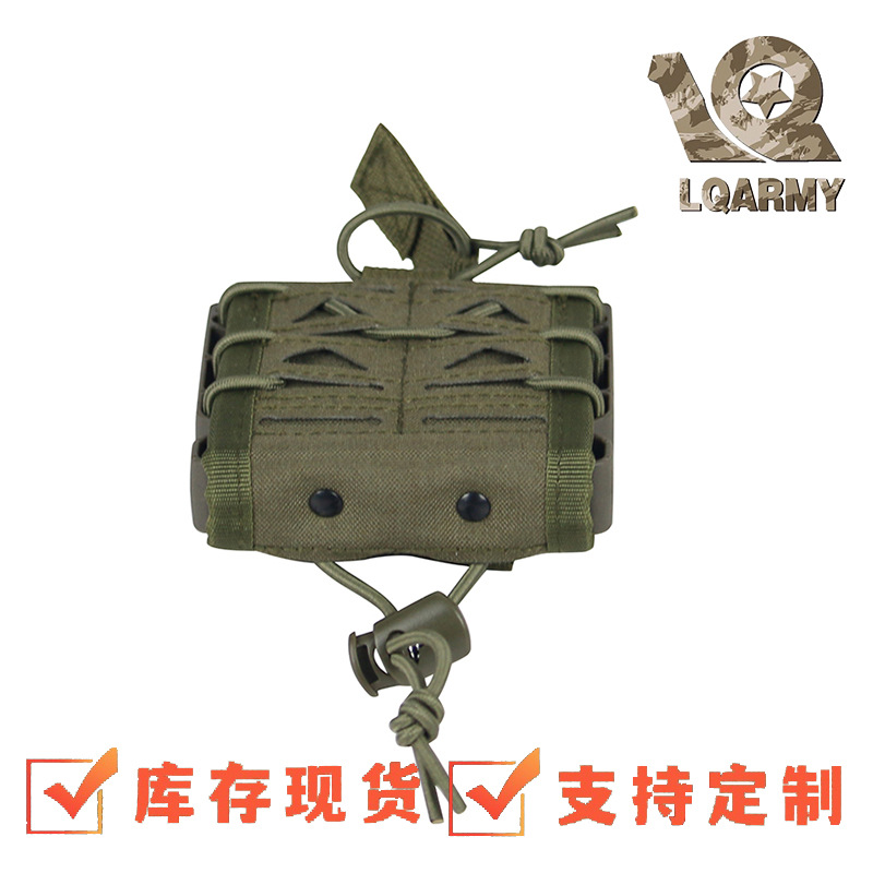 Magazine with laser