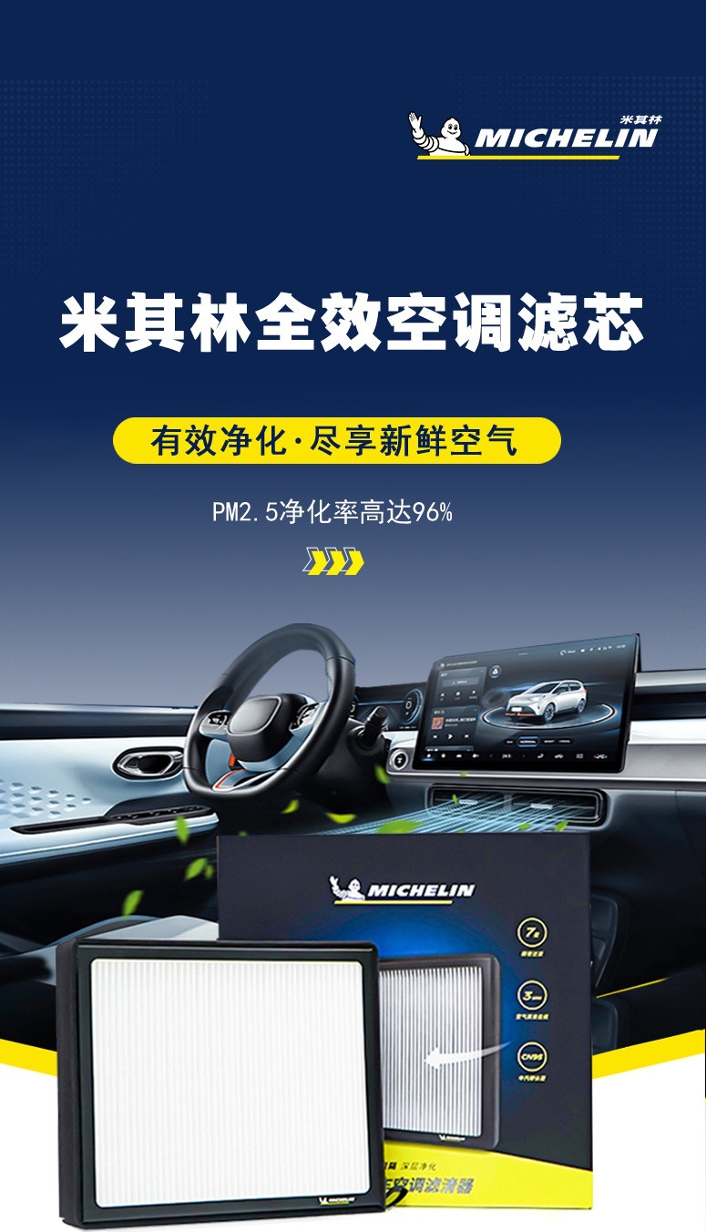 Michelin Air Conditioning Filter Element Is Suitable for Honda Civic Crv Haoying Accord Fit Crown Road Ur-V Air Conditioning Filter