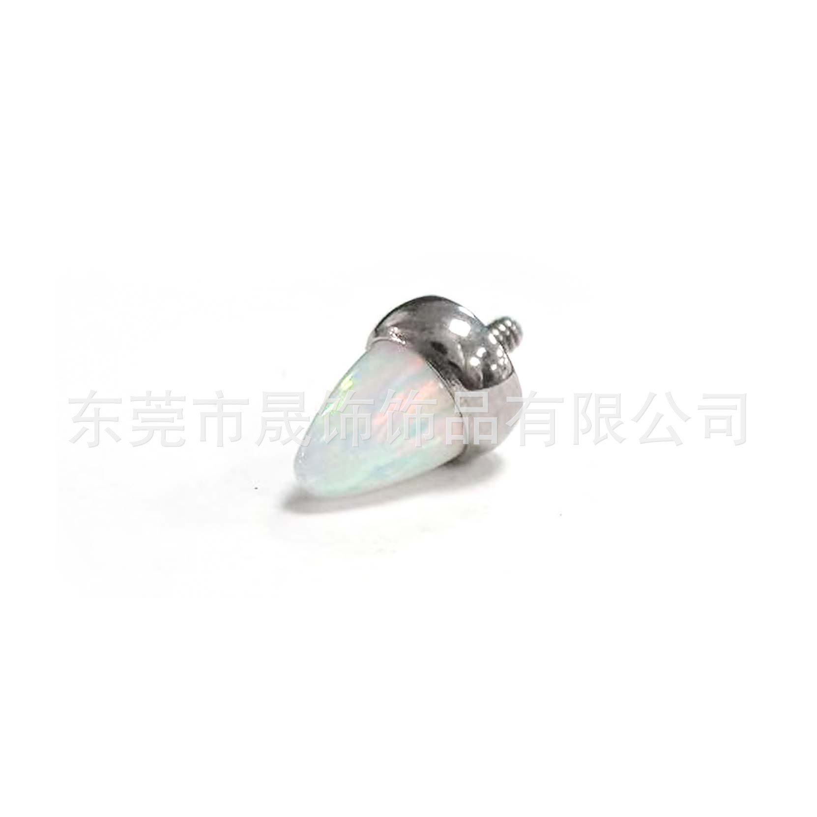 F136 Titanium Alloy 澳宝尖锥 Ear Stud Helix Cartilage Stud G23 Implant Grade Titanium Labret Stud 人体 Piercing Jewelry Accessories 头