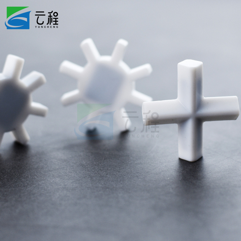 磁力搅拌子 齿轮八角形/十字形 PTFE 聚四氟搅拌磁子 异形单