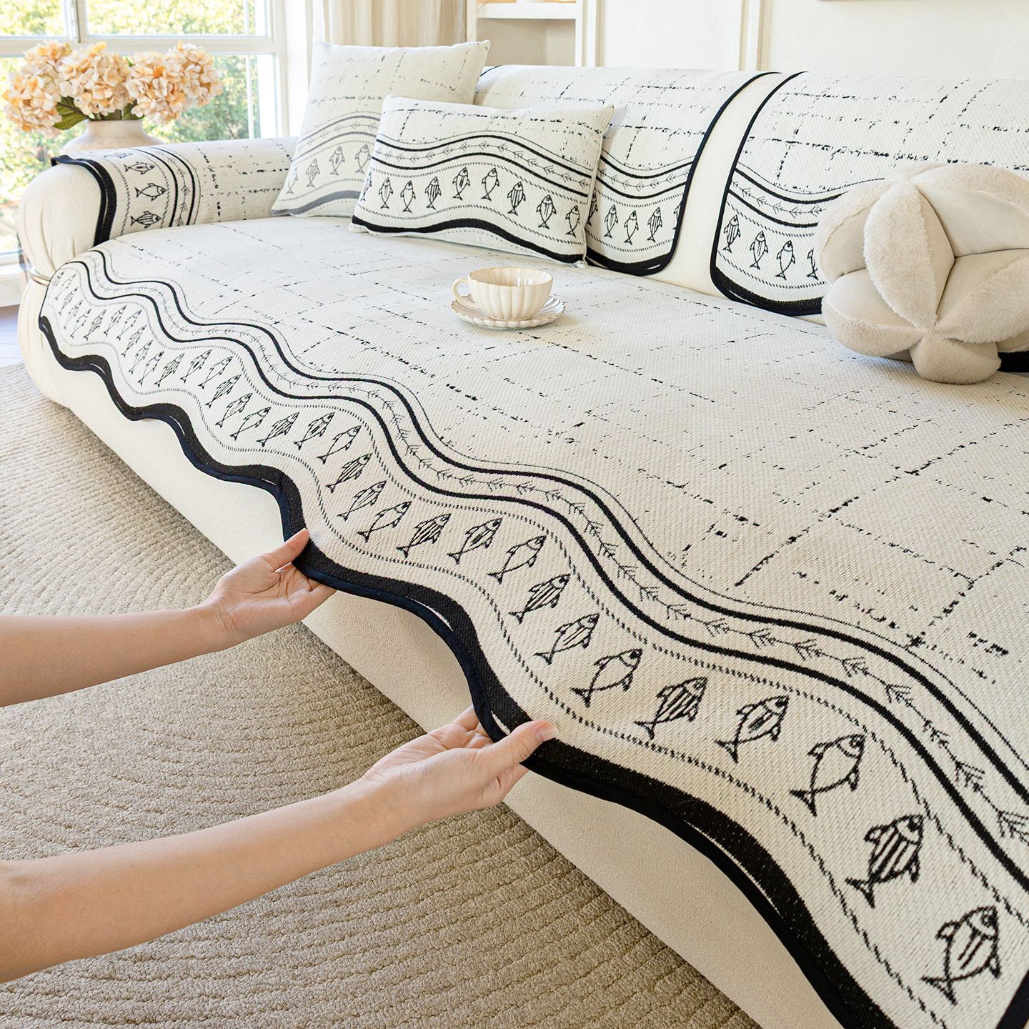 Non-slip universal sofa all-season
