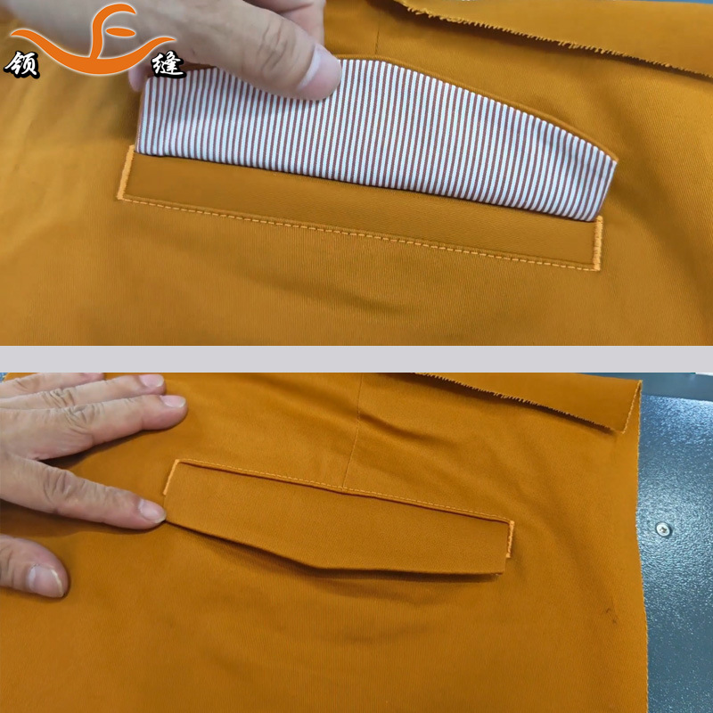 Máquina automática de apertura de bolsas láser cubierta de bolsillo máquina de apertura de bolsas de prendas de vestir bolsas multifuncional fábrica de precisión directa