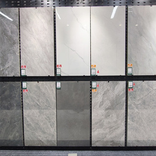 Large Format Floor Tiles 750X1500 Rock Slab Living Room Floor Tiles Gray Full-Body Marble Wall Tiles Wholesale for Export