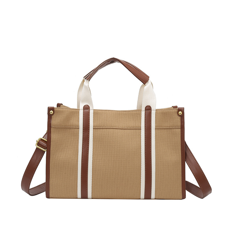 Bolso Tote para mujeres transfronterizas nuevo bolso de moda coreano de alta calidad contraste color versátil mochila de viaje